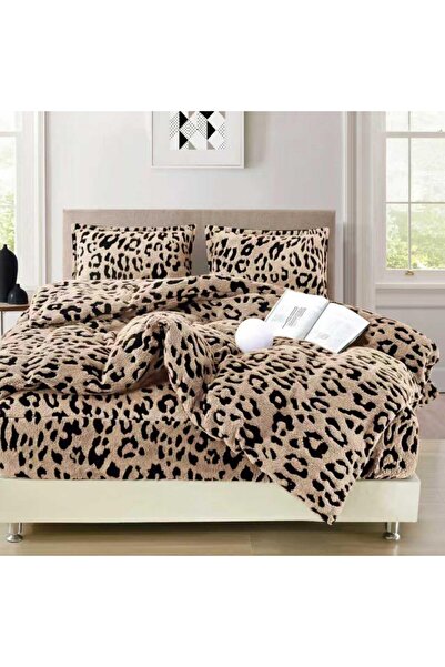 Cocolino SHEEPSKIN LINGERIE, 4 pieces with elastic, BEIGE 3D ANIMAL PRINT MODEL IN RELIEF LC4PEY