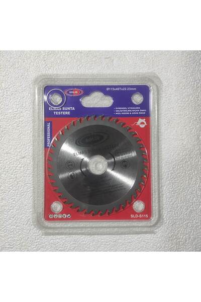 Solid ELMAS SUNTA TESTERE 115 X 40 T X22.23 MM GELİŞMİŞ BICAK HIZLI KESİM UZU...