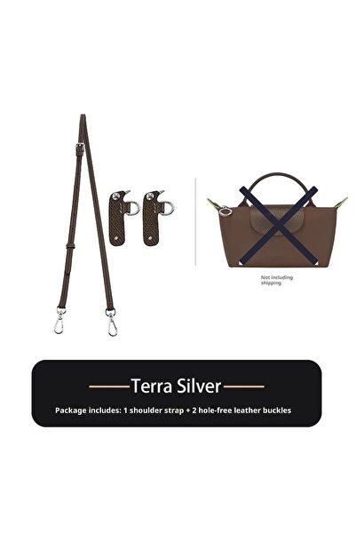 LA'FESTİN Ayarlanabilir Çanta Askısı Çanta Aksesuar (Terra Silver Uyumlu )