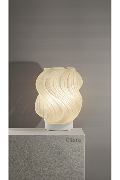 Clara Design BRISA Organik Modern Masa Lambası – Dekoratif Abajur, Komodin & ...