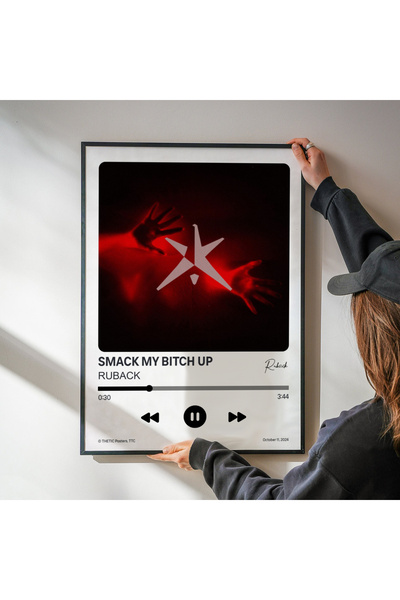 Thetic Ruback - Smack My up Single Collection Premium Spotify Poster - Song Poster!