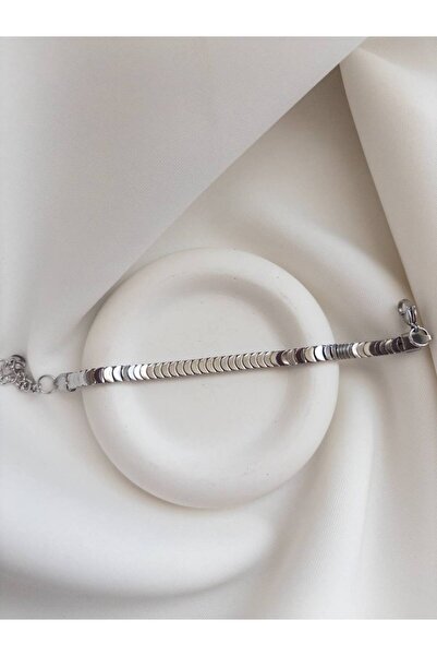 Minne Jewelry-Accessory Steel Fish Scale Model Bracelet - Silver Color Fish S...