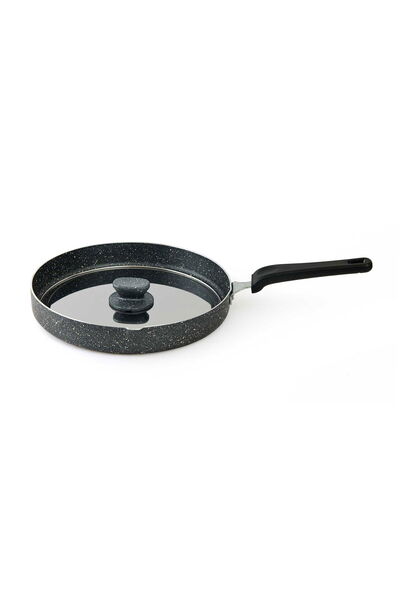 MATMEL Chef Cupra Granite Fish Pan with Lid - Black - 30 cm