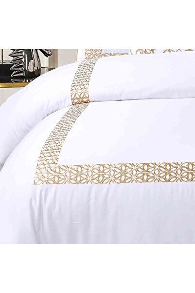 Orange Bed & Bath Folia | 100% Cotton Double Duvet Set, 11 Pieces