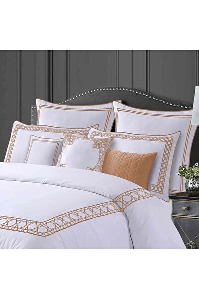 Orange Bed & Bath Geometric | 100% Cotton Double 11-Piece Duvet Set