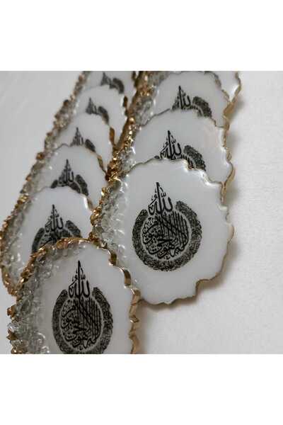 Ecre Gerçek Epoksi Ümre,Mevlit, Doğum,Nikah hediyelik magnet.(10 adet)