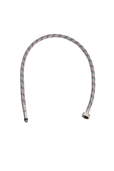 Lawazim Faucet Connector 50 cm - Stainless Steel Flexible Leak-Proof Braided Water Hose