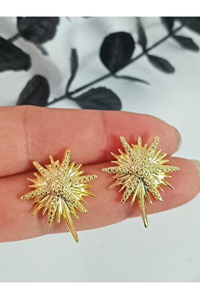 mos&more Gold North Star Earring