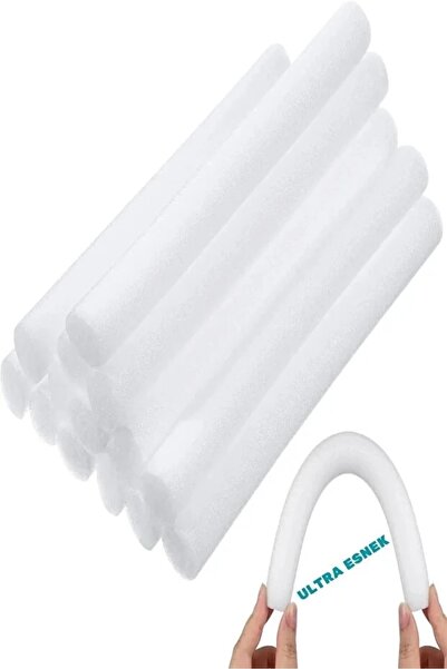 ARİFE HOME Sünger Çubuk 11 adet Koltuk Örtüsü Koltuk Kılıfı oval Sandalye Örtüsü Sıkıştırma Aparatı -beyaz