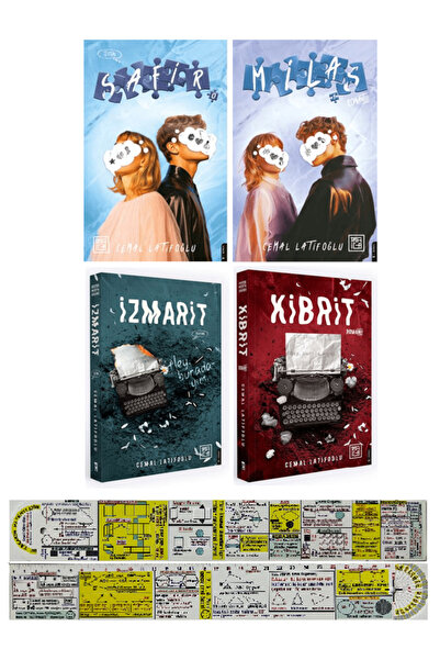 Destek Yayınları Safir - Milas - İzmarit - Kibrit 4 Kitap Set Cemal Latifoğlu...