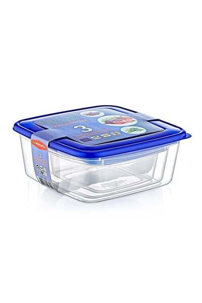 Epilons 3-Piece Square Storage Container Set Mtq9260