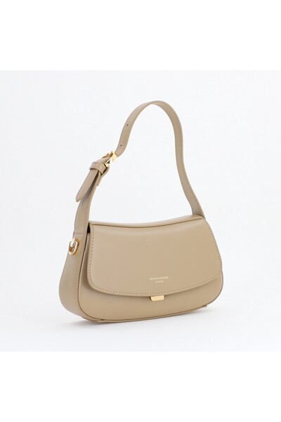 David Jones Poșeta Damă Casual Taupe Piele Ecologică CM7344