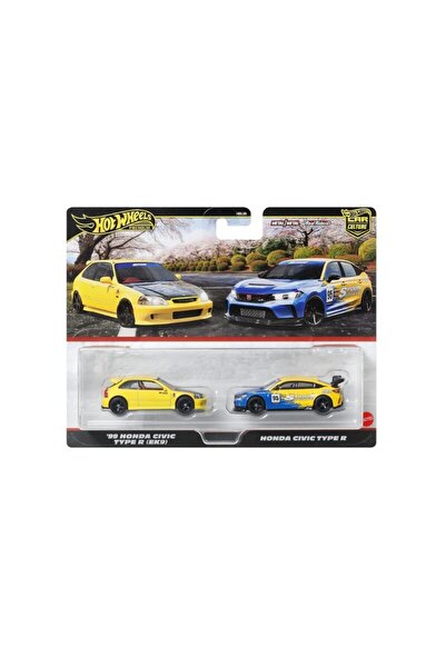 HOT WHEELS Machete auto 2-Pack Civic Type R (Ek9) 1999 & Honda Civic Type-R 1...
