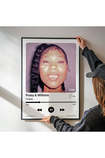 Thetic Drake - & Millions Single Collection Premium Spotify Poster - Song Poster!