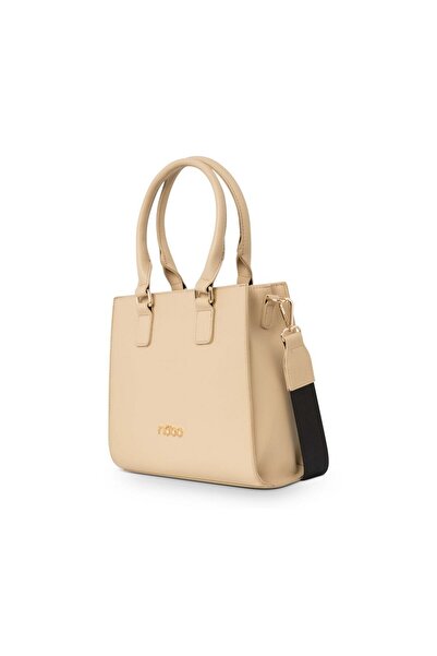 Nobo Women's Mini Shopper Bag with Phone Holder in Beige NBAG-R0940-C015