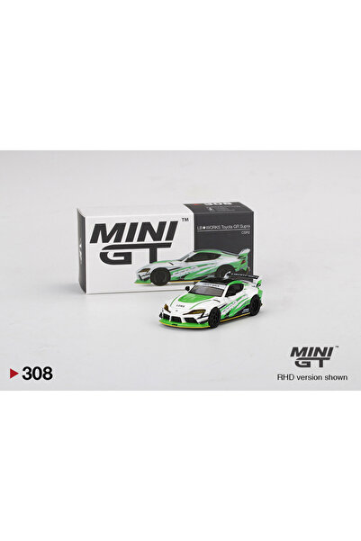 mini gt Toyota GR Supra LBW model car, 1:64 MGT308