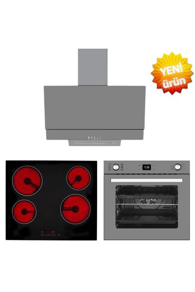 Eminçelik ve AFM Tech Markalı / Royal Elektrik Vitro. Ankastre Set ( VC 640 +...