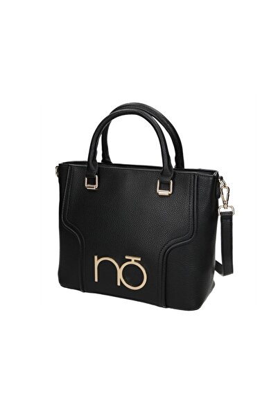 Nobo Women's rectangular eco-leather Shopper bag Black NBAG-R0680-C020