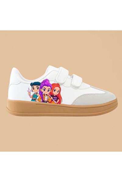 amazoondesing Star Huntrix Demons Only Printed Girls' Sports Shoes Sneaker Bandage Comfortable Sole