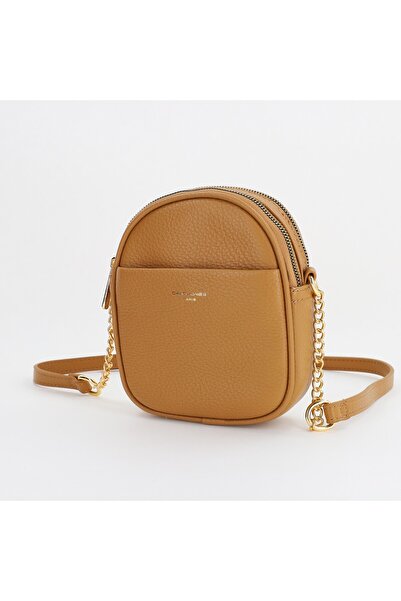 David Jones Poseta femei casual de umar din piele ecologica maro BS7000DJ2309918