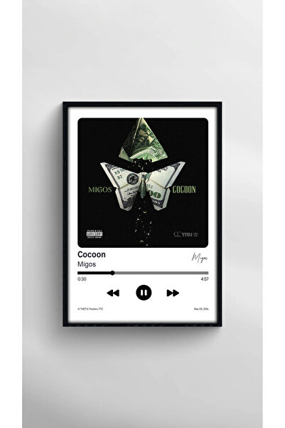 Thetic Migos - Cocoon Single Collection Premium Spotify Poster - Song Poster!