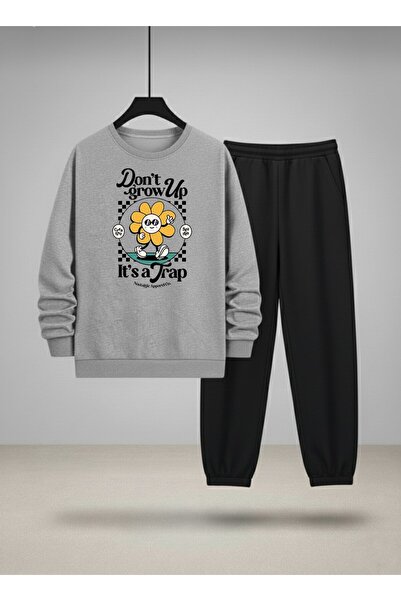 LORVEX Îmbrăcăminte pentru copii tricou - Set de trening cu guler rotund GROW...