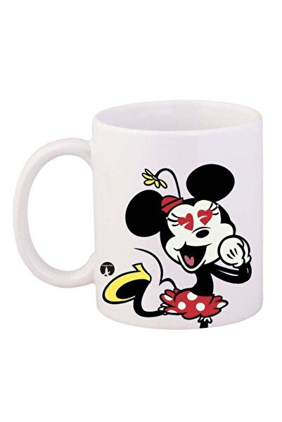 NASAQ BP Minnie Mouse Printed Mug White/Black/Red