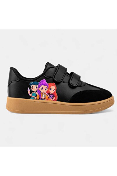 amazoondesing Cute Demon Huntrix Only Blackpink Printed Girl's Sports Shoes Sneaker Bandaged Comfortable Sole