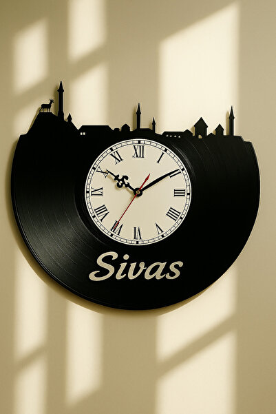 Handmade ساعة حائط يدوية الصنع من السيليكا المعاد تدويرها بتصميم سيفاس