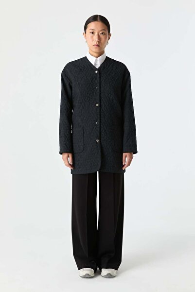 SÜFF İnce Kapitone Desenli Mont