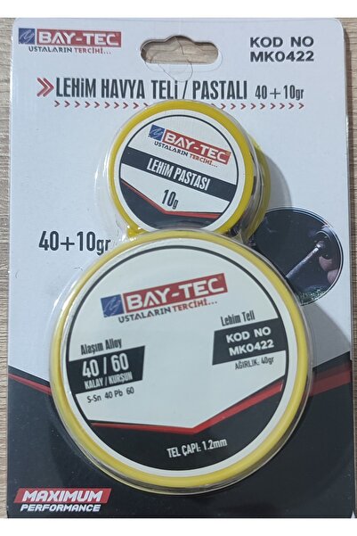 Baytec lehim havya teli pastalı