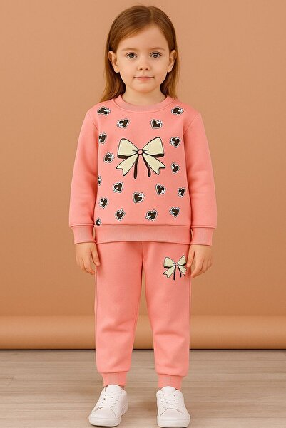 skycott Детски комплект за момичета с мотив на панделки, 3-слоен, двукомпонентен