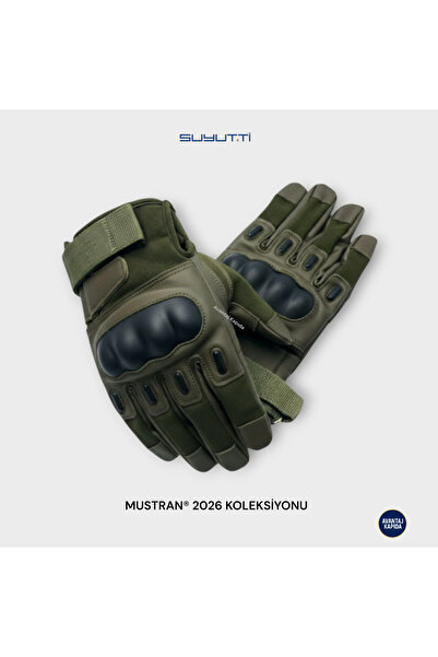 Mustran Suyutti Premium Military Model Tactical Protective Motorcycle Outdoor Gloves | Water Resistant