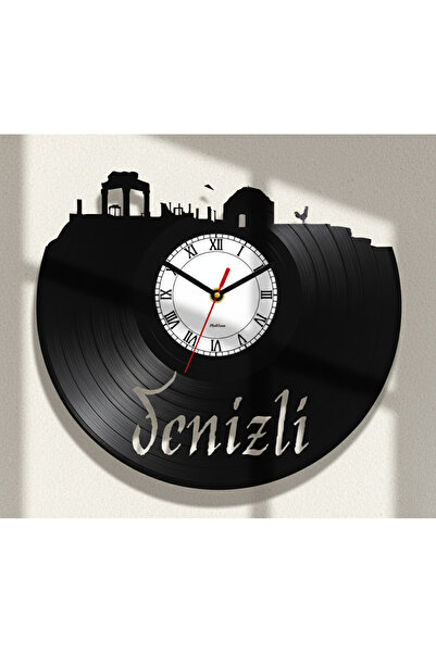 Handmade ساعة حائط يدوية الصنع مع صورة مصغرة لمدينة دينيزي