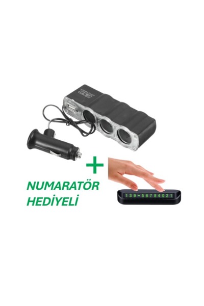 MEGAHAWK Tüm Araçlara Uyumlu Çakmaklık Çoğaltıcı + (Numaratör Hediyeli)