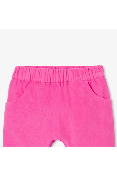 jacadi Newborn Baby Girl Elastic Waist Velvet Pants