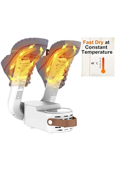 TheMohrim مجفف أحذية ذكي محمول - متعدد الوظائف قابل للطي، معقم ومزيل للروائح بالأشعة فوق البنفسجية