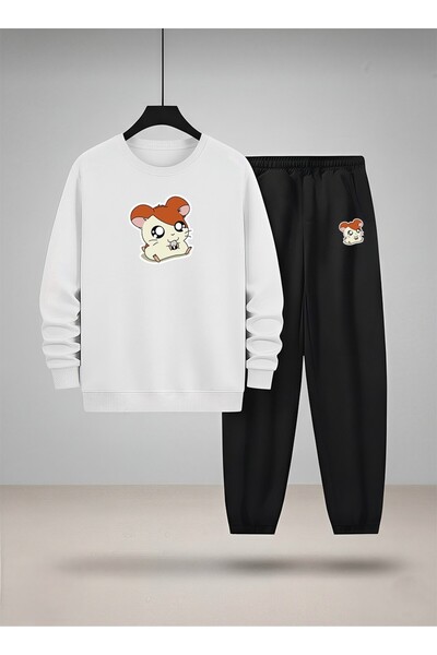 LORVEX Дитячий світшот - Спортивний костюм з велосипедним коміром ANIME FARE ...