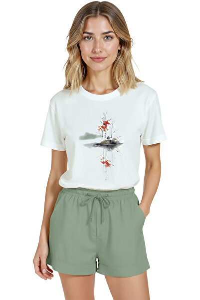Color Luxe Women's White Relaxed Fit 100% Cotton T-Shirt – Reflection Island ...