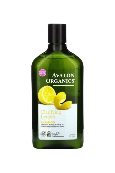Avalon Organics شامبو الليمون المنقي 325 مل