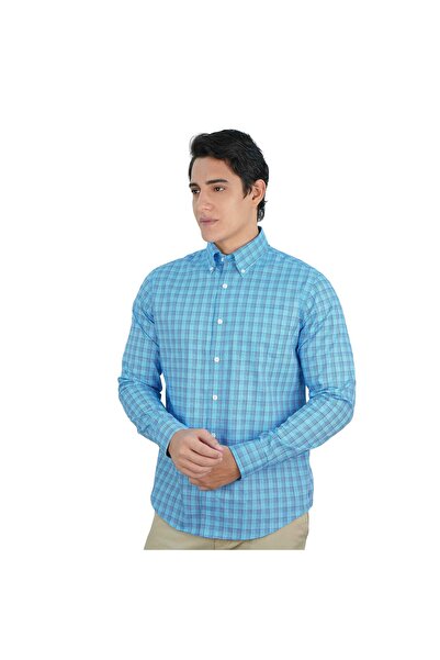 Giordano قميص رجالي خالٍ من التجاعيد