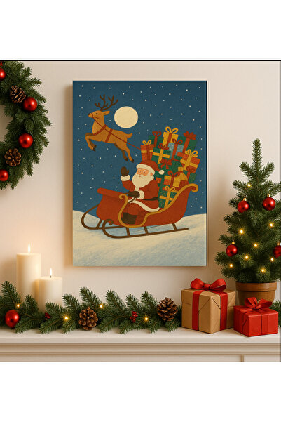 GGMag Tablouri Canvas painting "Christmas Magic in Flight"