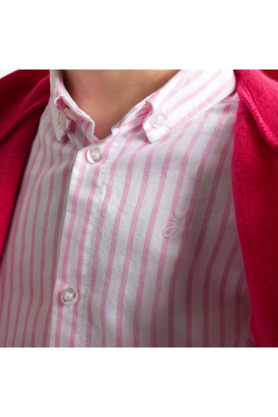 jacadi Baby Boy Striped Oxford Shirt
