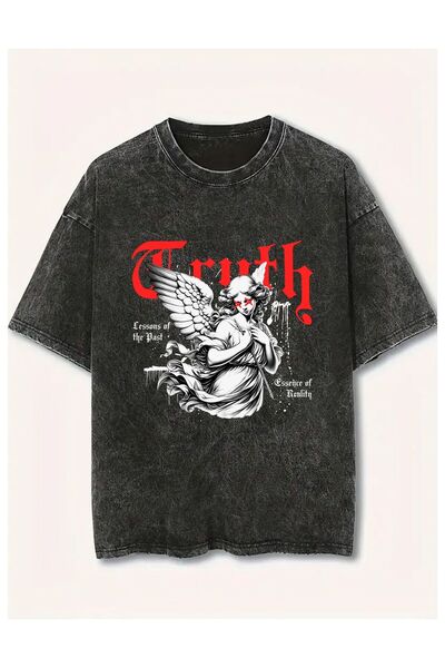 Weekeep تي شيرت مطبوع للجنسين قابل للغسل