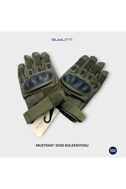 Mustran Suyutti Premium Military Model Tactical Protective Motorcycle Outdoor Gloves | Water Resistant