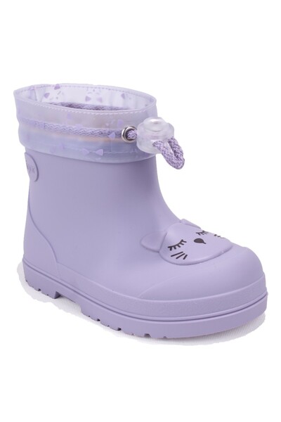 IGOR CC334 Mendi Gato λιλά γούνινες μπότες βροχής για κορίτσια
