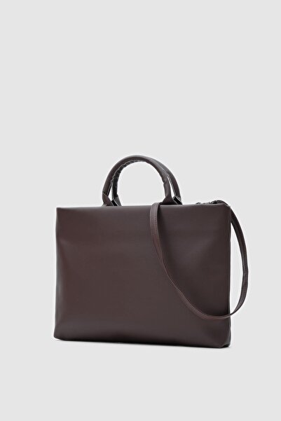 Tandi Bags Matsima Shoulder and Briefcase Brown
