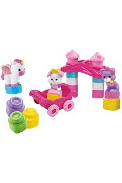 CLEMENTONI Baby Clemmy Soft Blocks Set – Princess, 17 pieces