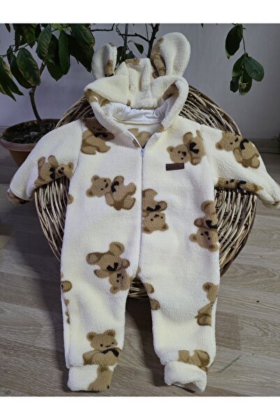 Canini Polar Ayıcıklı Bebek Tulum – Sıcacık, Yumuşak ve Rahat Kışlık Model | ...