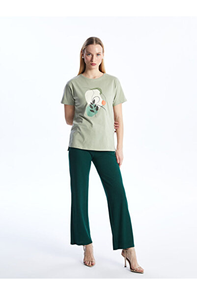 LC Waikiki Γυναικείο μονόχρωμο φούτερ με ελαστική μέση